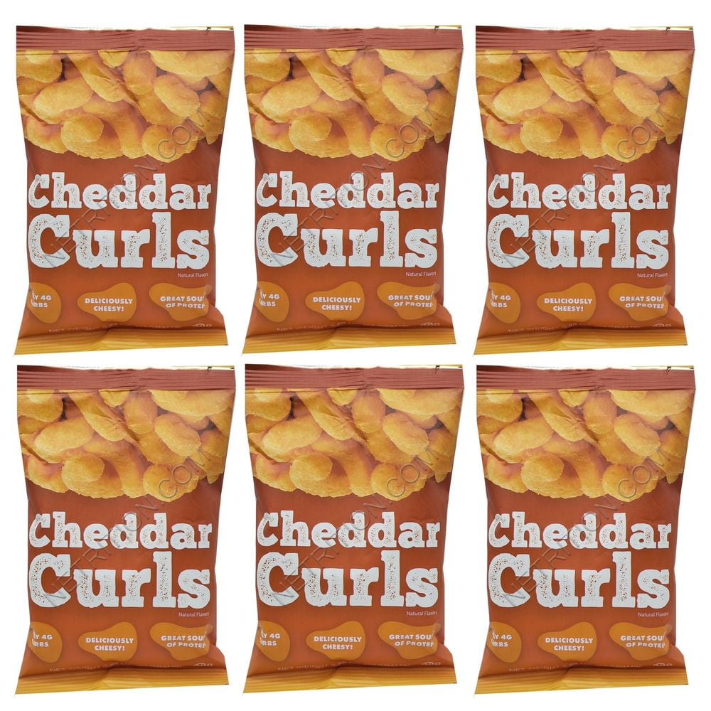 BariatricPal 14g Protein Cheddar Curls (6-Pack)
