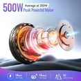 thumbnail image 3 of Electric Scooter for Adults – 8.5"/10"/12" Tires,Peak 500W-700W Motor, 15-30 Miles Range, Up to 20 MPH – Foldable Commuter Scooter for Men & Women, 3 of 7