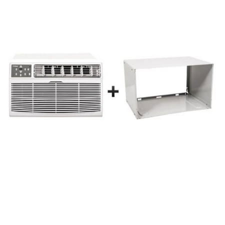 

Koldfront Wtc12012wco230vslv 12 000 BTU 230 Volt Through-The-Wall Air Conditioner And Wall