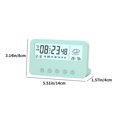 thumbnail image 3 of Digital Electronic Clock LED Display Electronic Clock Stereo Digital Display Snooze Alarm Clock 12/24H Switching Countdown, Usupdd 2025 Digital Electronic Clock LED Display, 3 of 7