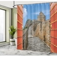 thumbnail image 5 of Ambesonne China Shower Curtain, Silk Road, 69"Wx75"L, Multicolor, 5 of 5