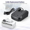 thumbnail image 6 of 6.0Ah 24V Lithium-ion Battery and Battery Charger for Snow Joe + Sun Joe 24V Cordless Power Tools, 6 of 6