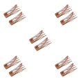 thumbnail image 3 of fastboy Hair Ornaments Sturdy Simple Styling Tools Side Clip Snap Fastener Clip Coffee 5Set, 3 of 6