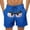Blue, variant on FUZHIQ Men's Swim Trunks Long Casual Retro Tropical Print Quick-Dry Spring Break Swim Trunks with Pockets Stretch Fabric Beach Shorts Bathing Suits,XXXL