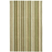 SAFAVIEH Newport Carina Striped Cotton Area Rug, Brown/Multi, 3' x 5'