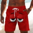 thumbnail image 1 of Ceisia Men's Quick Dry Swim Trunks with Pockets Elastic Waist Drawstring Mesh Lining Beach Shorts Gifts for Father, 1 of 5