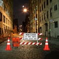 thumbnail image 2 of Costway 6 Pack Traffic Safety Cones 28" Parking Cones with Reflective Collars Safety Vest, 2 of 10