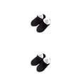 thumbnail image 1 of Minnieouse 1 par de zapatillas gruesas de estilo informal para el hogar para otoño e invierno para hombre, sandalias de algodón cálidas Negro 2piezas, 1 of 6