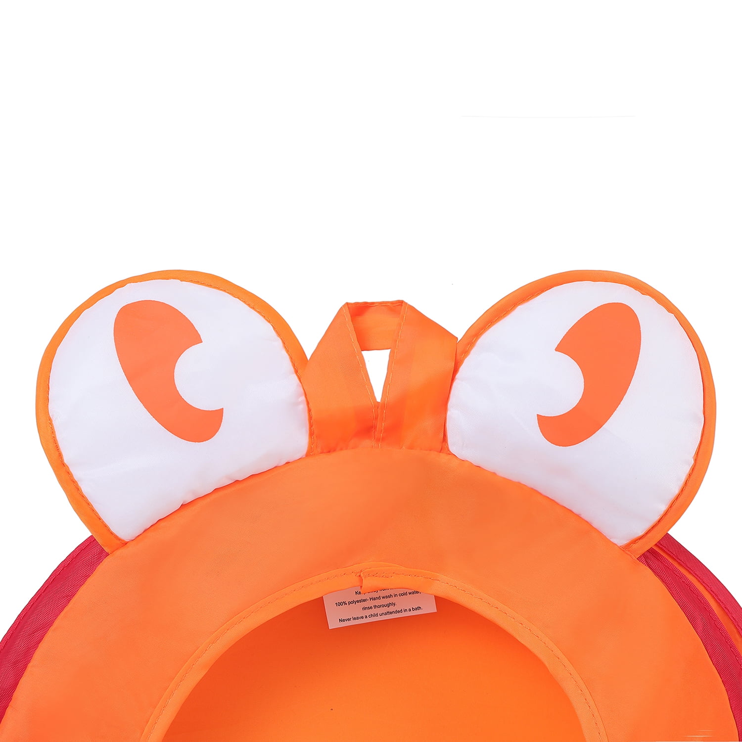 Hanging Bath Toy Storage with Quick Drying Mesh Bath Toy Organizer Crab Orange