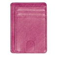 thumbnail image 3 of Techinal Slim RFID Blocking Leather Wallet Credit ID Card Holder Purse Money Case for Men Women, 3 of 19