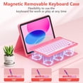 thumbnail image 3 of Funda con teclado FUWANG para iPad A16 de 11 pulgadas y 10 de 10,9 pulgadas, 3 of 8