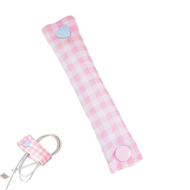 Data Cable Organizer Clips, Charging Cable And Earphone Cable Organizers, Cute Fabric