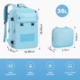 thumbnail image 4 of Mochila de viaje Maelstrom de 35 litros con compartimento para zapatos para portátil de 17 pulgadas, 4 of 9