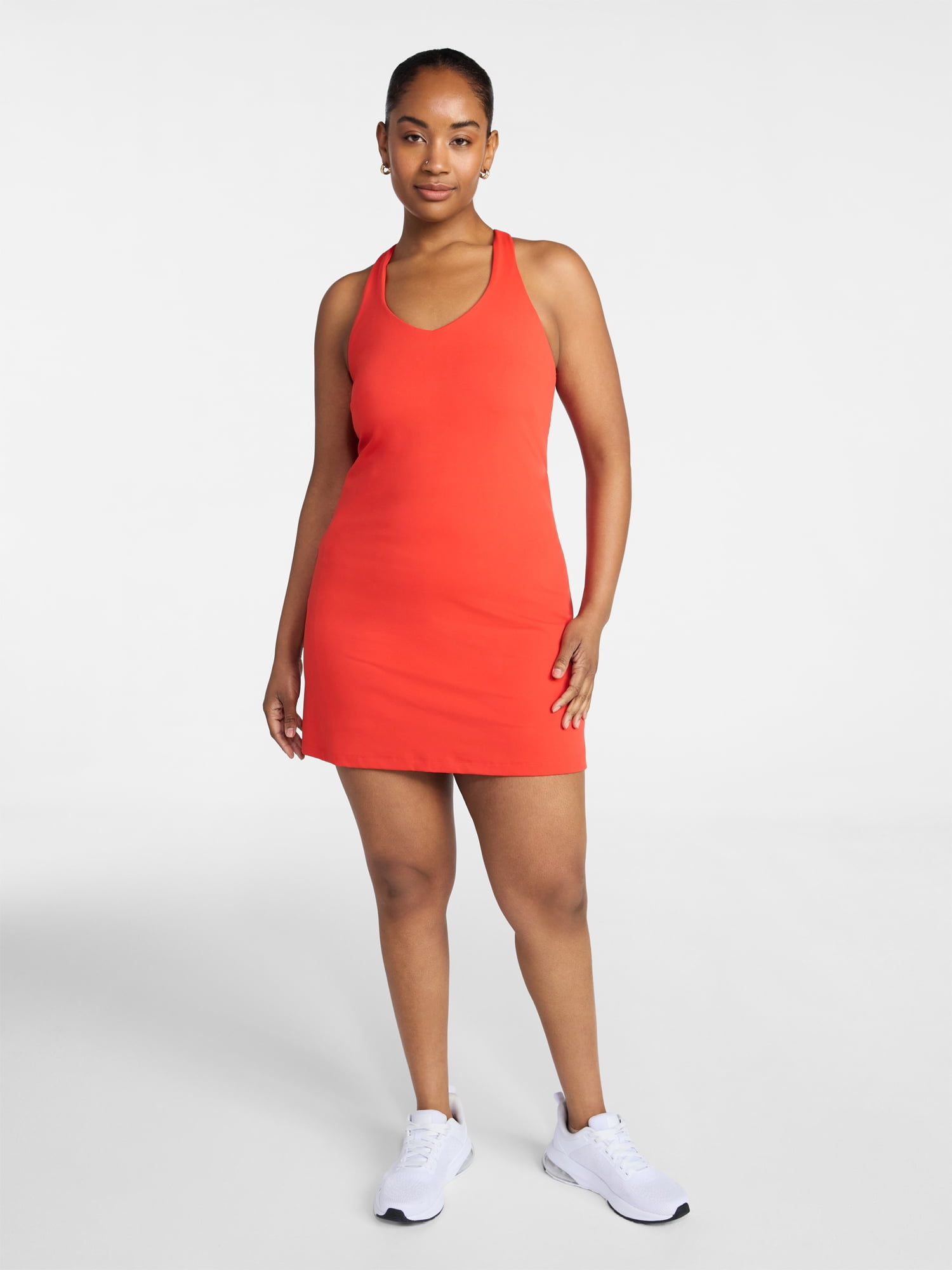 Avia Women's and Women's Plus Active Dress with Built In Bra, Sizes XS-4X