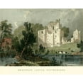 thumbnail image 2 of Allom, T. 14x12 Gold Ornate Wood Framed with Double Matting Museum Art Print Titled - Brougham Castle, Westmoreland, 2 of 4