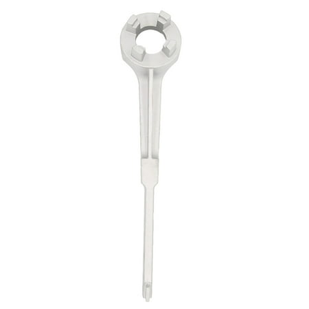 

Aluminum Drum Wrench Bung Spanner Oil Grid Wrench Fuel Barrel Opener (Silver)