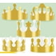thumbnail image 1 of Laklulu 20 coronas de papel dorado, 5 estilos ajustables, decoración de fiesta, sombreros, para coronación, fiesta y celebración de cumpleaños, para niños y adultos, 1 of 2