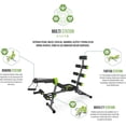 thumbnail image 2 of INOVA AB Tomic Infinit con Tecnología Multi Station System, Que Permite Entrenar Pecho, Brazo, Espalda, Abdomen, glúteo y Pierna en un Mismo Aparato, Negro con verde, 16 cm x 43 cm x 11.8 cm BWKJ Otros Deportes y Recreación, 2 of 3