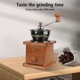 thumbnail image 3 of Retro Style With Ceramic Millston Spice Burr Mill Coffee Manual Coffee Bean Grinder Utensils Stainless Steel Handle Mini Wooden, 3 of 8