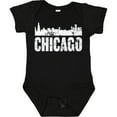 thumbnail image 3 of Inktastic Chicago Skyline Grunge Boys or Girls Baby Bodysuit, 3 of 5