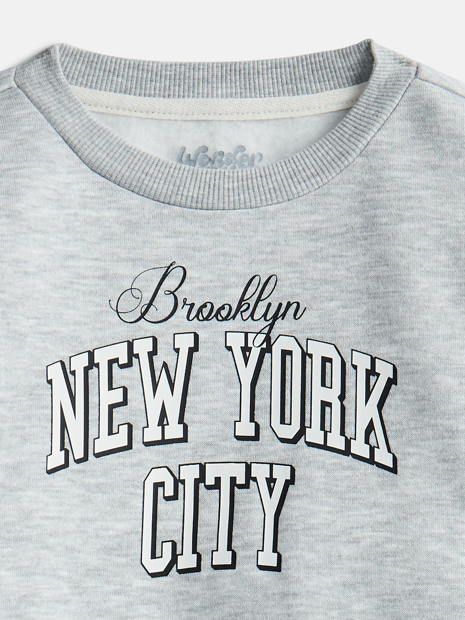 Wonder Nation Girls Double Top with Long Sleeves, Sizes 4-18 & Plus