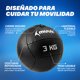 thumbnail image 2 of Balón Medicinal de 3 kg Negro Muuk Fitness, 2 of 6