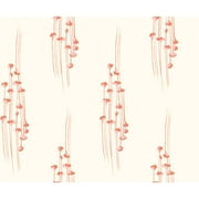 Drew Barrymore Flower Home Pink Gingko Leave Peel & Stick Wallpaper