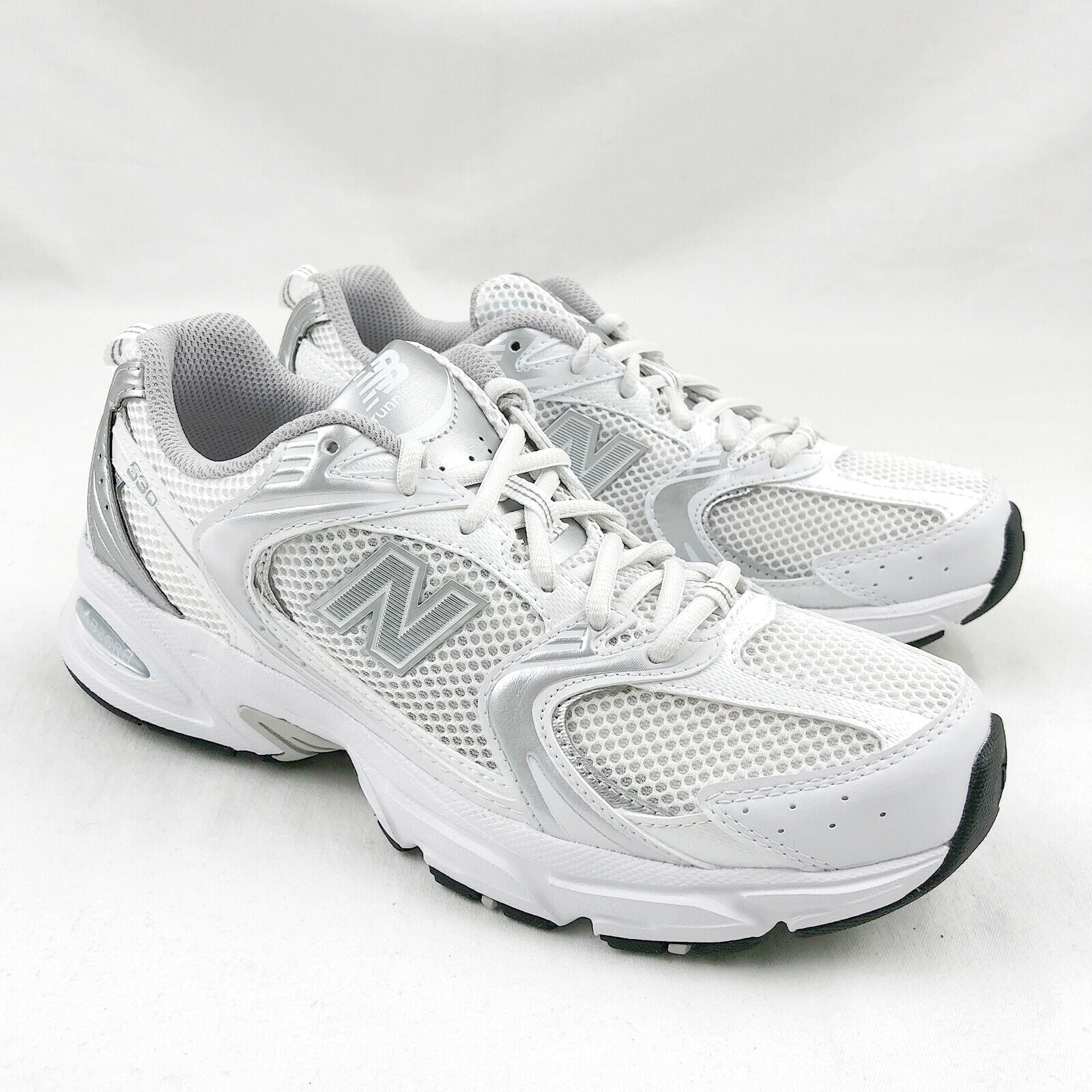 New Balance - New Balance 530 Retro White Silver Running Shoes Men's Sneakers MR530EMA - Walmart.com