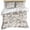 Gray, variant on Retro Spring Floral Bedding 3 Piece Duvet Cover Set Twin Size, Summer Botanical Vintage Farmhouse Soft Microfiber Comforter Cover with Zipper Closure & Pillowcases, FadeResistant Quilt Cover