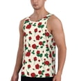 thumbnail image 2 of Fuzoiu Rose Flowers Print Men's Workout Tank Tops,Sleeveless Gym Shirt Quick Dry,Fitness Bodybuilding T-Shirt,Muscle Athletic Workout Tee-3X-Large, 2 of 7