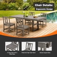 thumbnail image 5 of Erommy  Outdoor Patio Dining Sets, Metal Frame Reinforcement for Backyard, Porch, Lawn, Party and Garden 5-Piece, 5 of 5