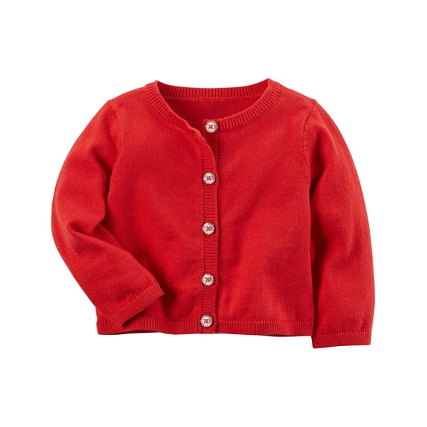 Carter s Baby Girl Cardigan 9 Months Red