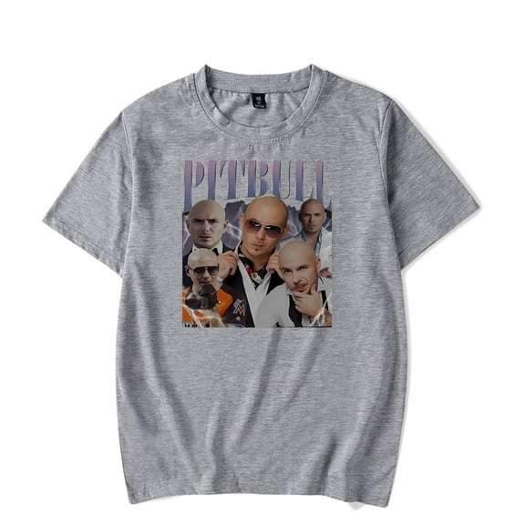 Pitbull Mr.Worldwide merch T Shirt Short Sleeve crewneck tshirt men/women trendy Top