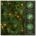 thumbnail image 4 of National Tree Company 7.5 ft Pre-Lit Linden Spruce Full Artificial Christmas Tree, 400 LED Lights, 1,200 Tips, Includes Stand, Green, 4 of 9