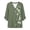 #175-Army Green, variant on Warop 3/4 Length Sleeve Womens Tops Casual Floral Graphic V-Neck Basic Tees Pullover
