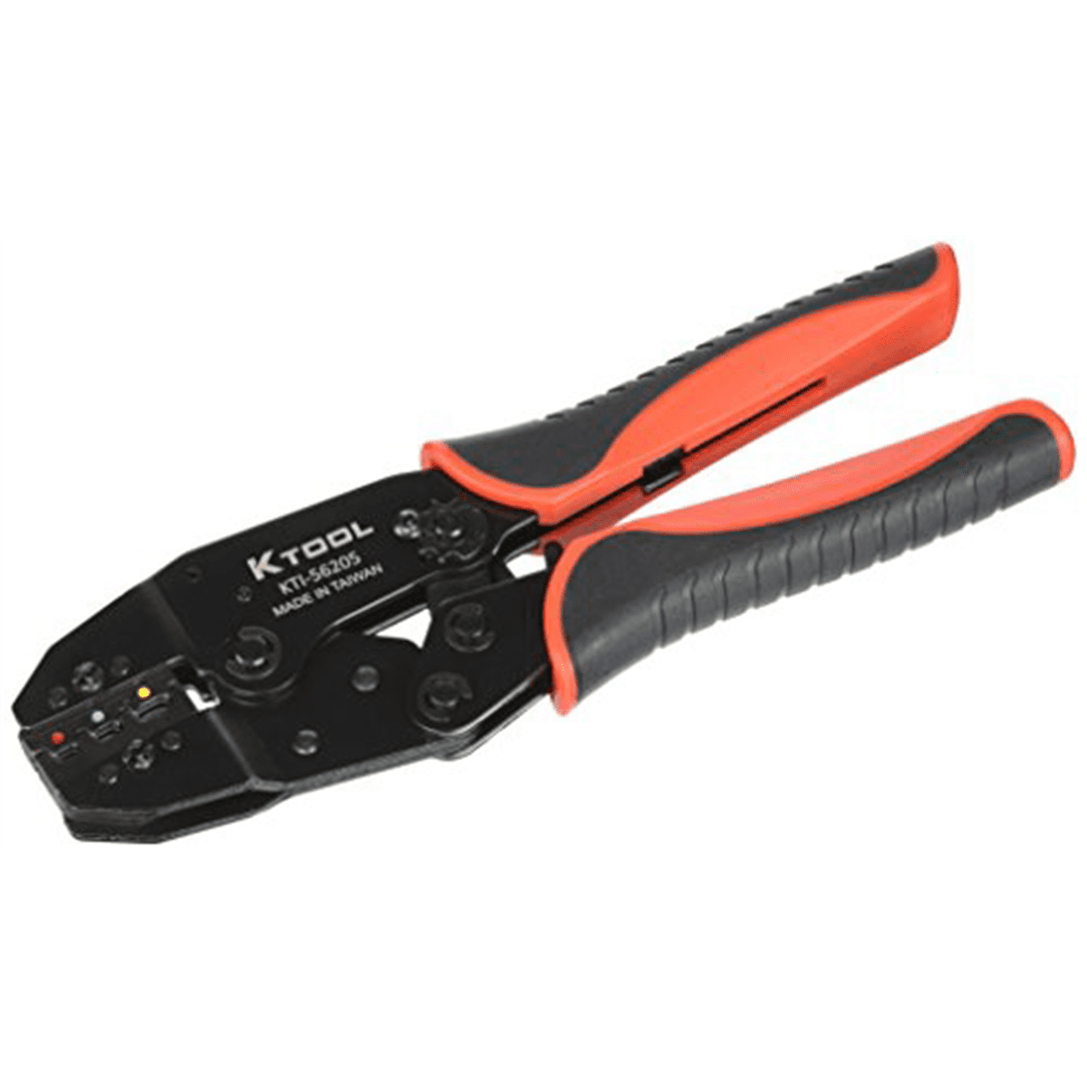 K-Tool 56205 8.7" Ratcheting Terminal Crimper with Carbon Steel Head
