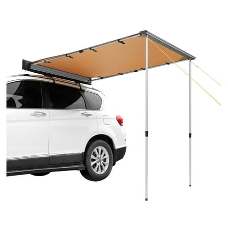 WaiRitoday 6.5x8.2ft Car Side Awning SUV Truck Rooftop Tent Sunshade Outdoor Camping