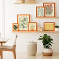 thumbnail image 6 of decorUhome 8x10 Solid Wood Picture Frame, Display 5x7 Pictures with Mat or 8x10 without Mat, Photo Frame for Home Decor, Orange, 6 of 9