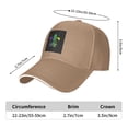 thumbnail image 3 of Men Women Adjustable Baseball Cap Roots New Orleans Casual Sandwich Hat, 3 of 7
