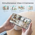 thumbnail image 5 of Litokam Indoor Security Camera, Smart Pet/Baby Wireless WIFI Monitor, Two-Way Audio ,Alexa APP,2 Pack (Supports Only 2.4Ghz Wi-Fi), 5 of 11