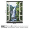 thumbnail image 4 of Chilfamy Waterfall Cozy Throw Blanket for Bedroom Living Rooms Sofa Couch All Seasons Soft Plush Blanket 60x80in, 4 of 6