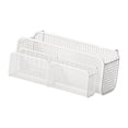 thumbnail image 1 of Cesta metálica colgante para guardar el teléfono, bebidas o como estante en la mesilla de noche. Blanco L con cesta, 1 of 7