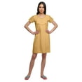 thumbnail image 1 of Moomaya Chemise de Nuit à Manches Courtes pour Femmes, Col Rond, Allaitement, 1 of 5