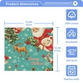 thumbnail image 5 of BZSMCE Towel Cotton Face Towel Soft Hand Towels Fashion Vintage Christmas Cheer Pattern, 5 of 9