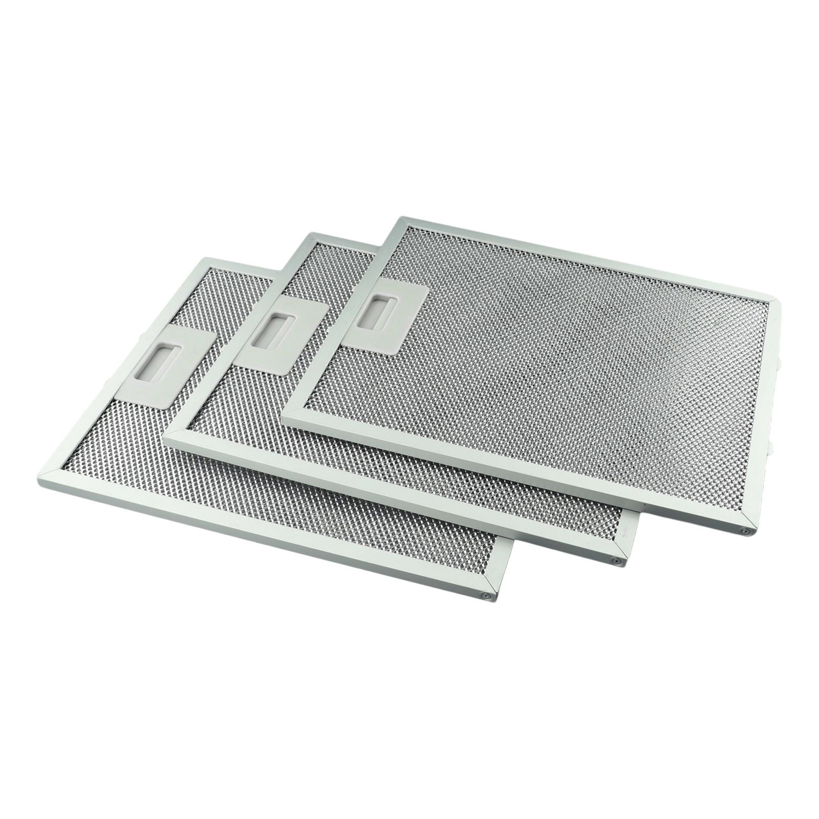 3Pcs Range Hood Filter Accessories Cooker Hood Grease Filter Kitchen Extractor Ventilation Aluminium Aspirator Filter Mesh