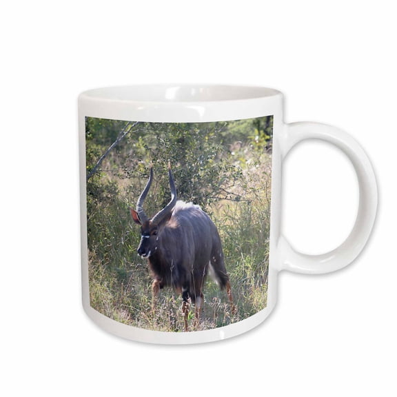 3drose, South African Kudu in the Grass, 15oz Mug