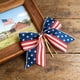 thumbnail image 1 of Lazo de tela para corona patriótica | Decoración de estrellas rojas, blancas y azules para el Día de la Independencia, 1 of 6