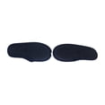 thumbnail image 2 of Victoria's Secret Pom Pom Slippers Color Navy Blue Size Large (9/10) NWT, 2 of 2