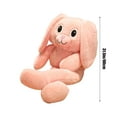 thumbnail image 3 of Large Bunny Plush Toys Easter Stuffed Animal Decor Teddy Bear Plushie Rabbit Doll with Long Ears Kids Adults Gift,32 inch(Pink), 3 of 6
