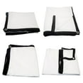 thumbnail image 4 of Portable Folding Projection Screen 60/100-inch No Crease Soft Projector Curtain with Sticky Hooks Polyester Soft, 4 of 8